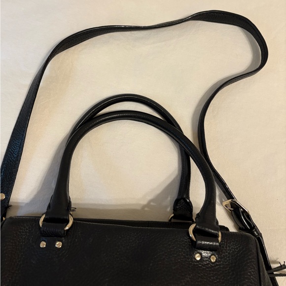 Kate Spade Black Pebbled Leather Satchel - Picture 4 of 7